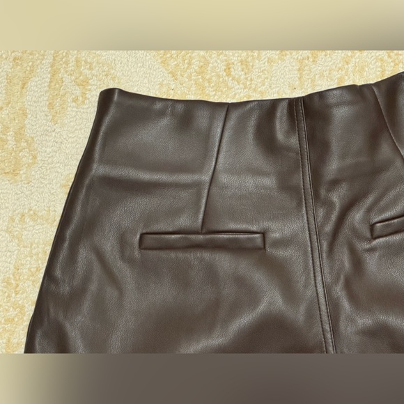 Anthropologie Leather Shorts Avec Les Filles - Picture 4 of 4